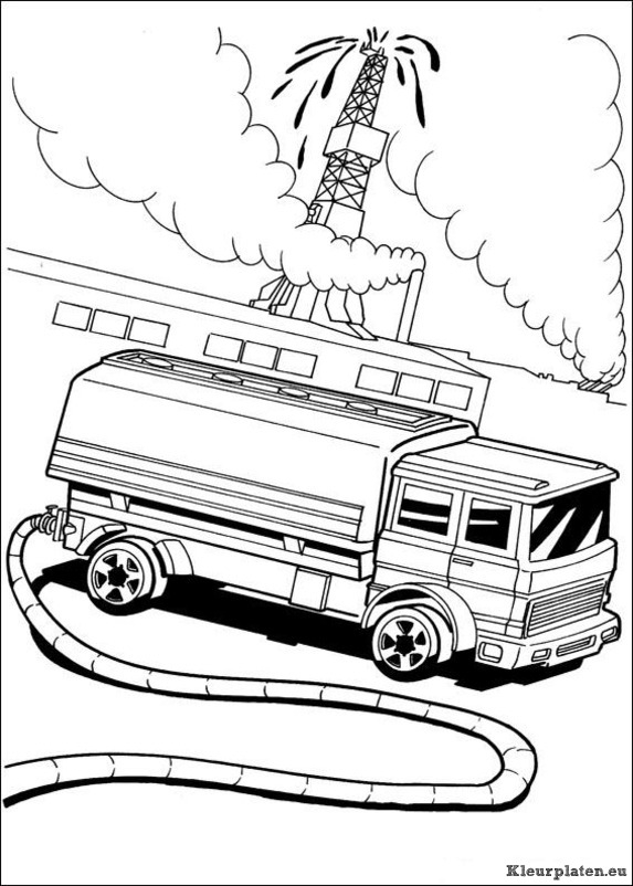 Coloriage d'une voiture Hot Wheels en pleine course sur un circuit Coloriage d'une voiture Hot Wheels en pleine course sur un circuit