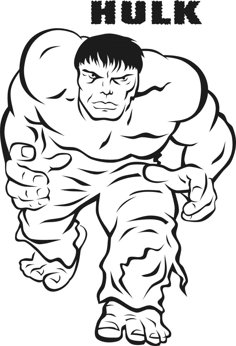 Hulk en pleine action au milieu d'un décor urbain Hulk en pleine action au milieu d'un décor urbain