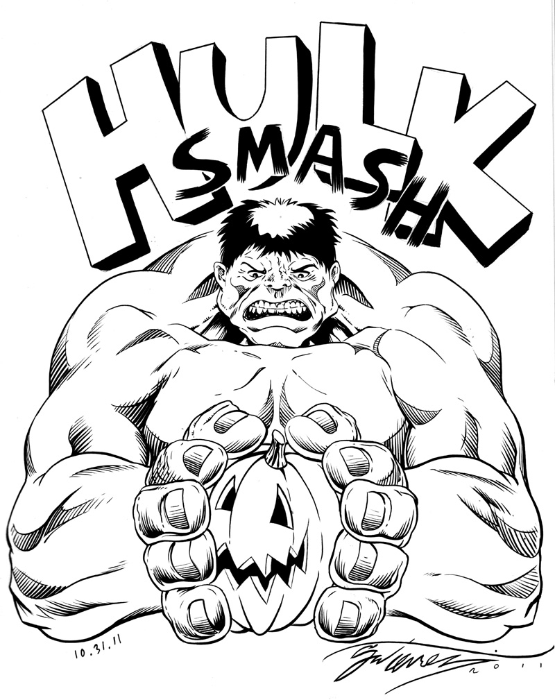 Hulk en pleine action dans un environnement urbain