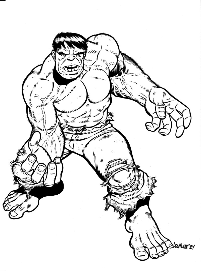 Hulk en pleine action dans une scène de combat dynamique
