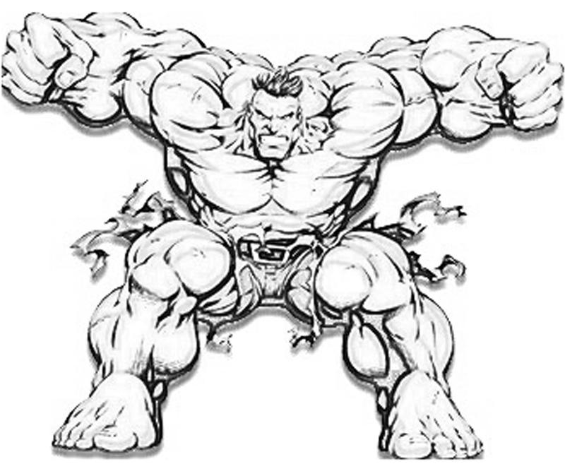 Hulk en pleine action, prêt à défendre la ville