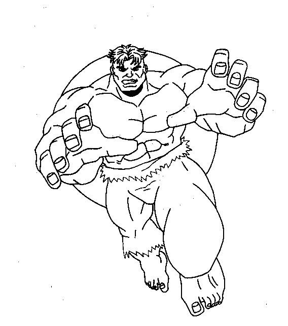 Hulk en pleine action, prêt à frapper dans un décor urbain