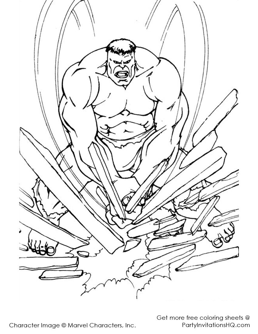 Hulk en pleine action dans un décor urbain