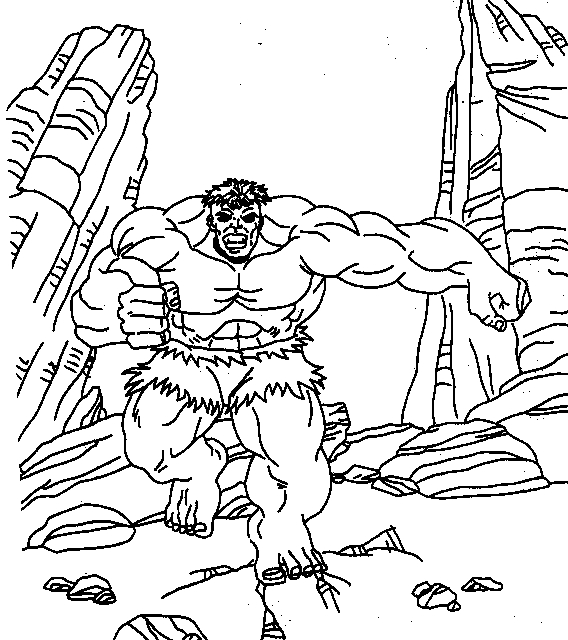Hulk en pleine action dans un décor urbain