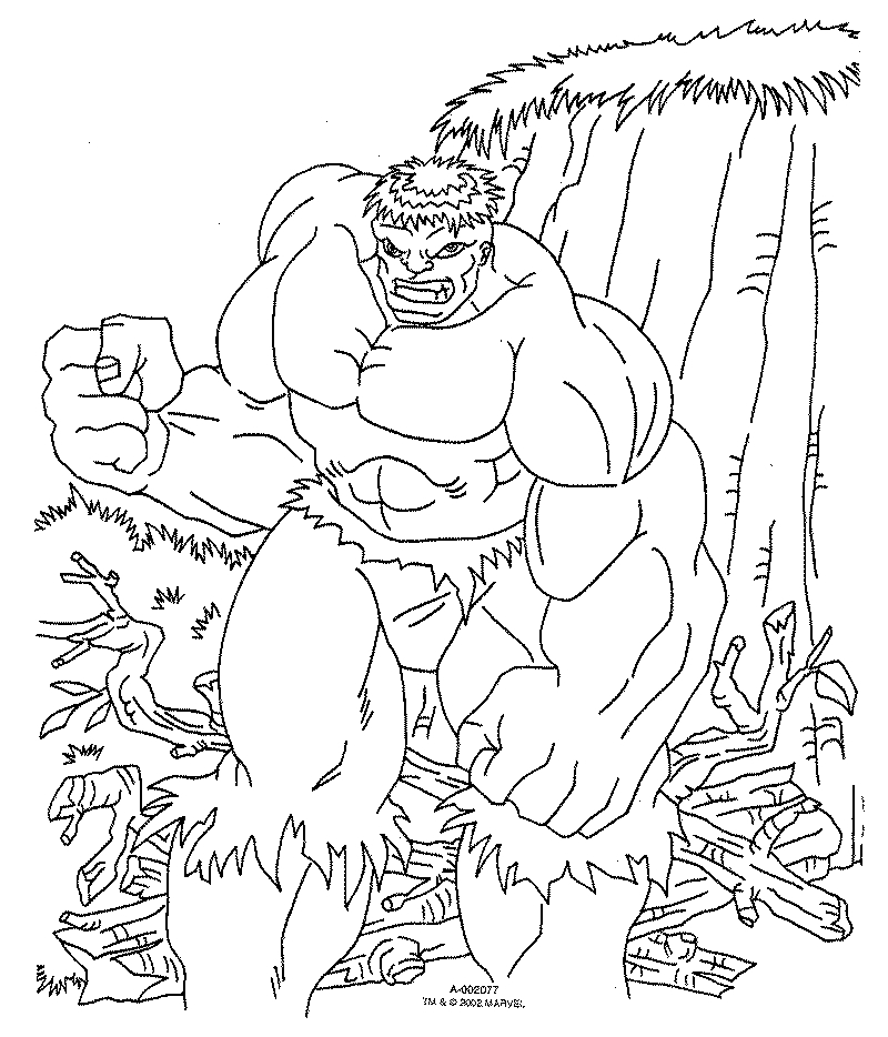 Hulk en pleine action dans un décor urbain
