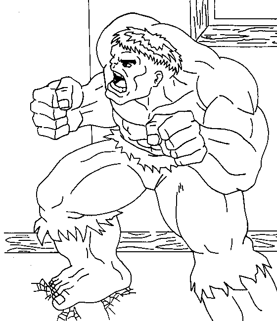 Hulk en pleine action face à des adversaires dans une ville