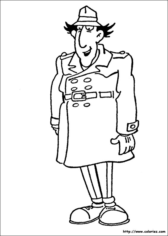Inspecteur Gadget en pleine enquête dans un décor urbain