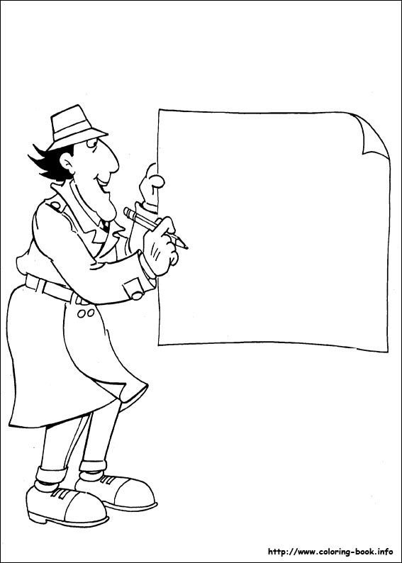 Inspecteur Gadget en pleine enquête dans un décor urbain