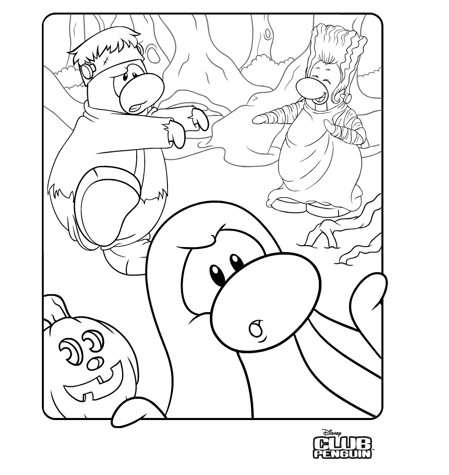 Coloriage d'un Invizimal en pleine action dans un décor naturel