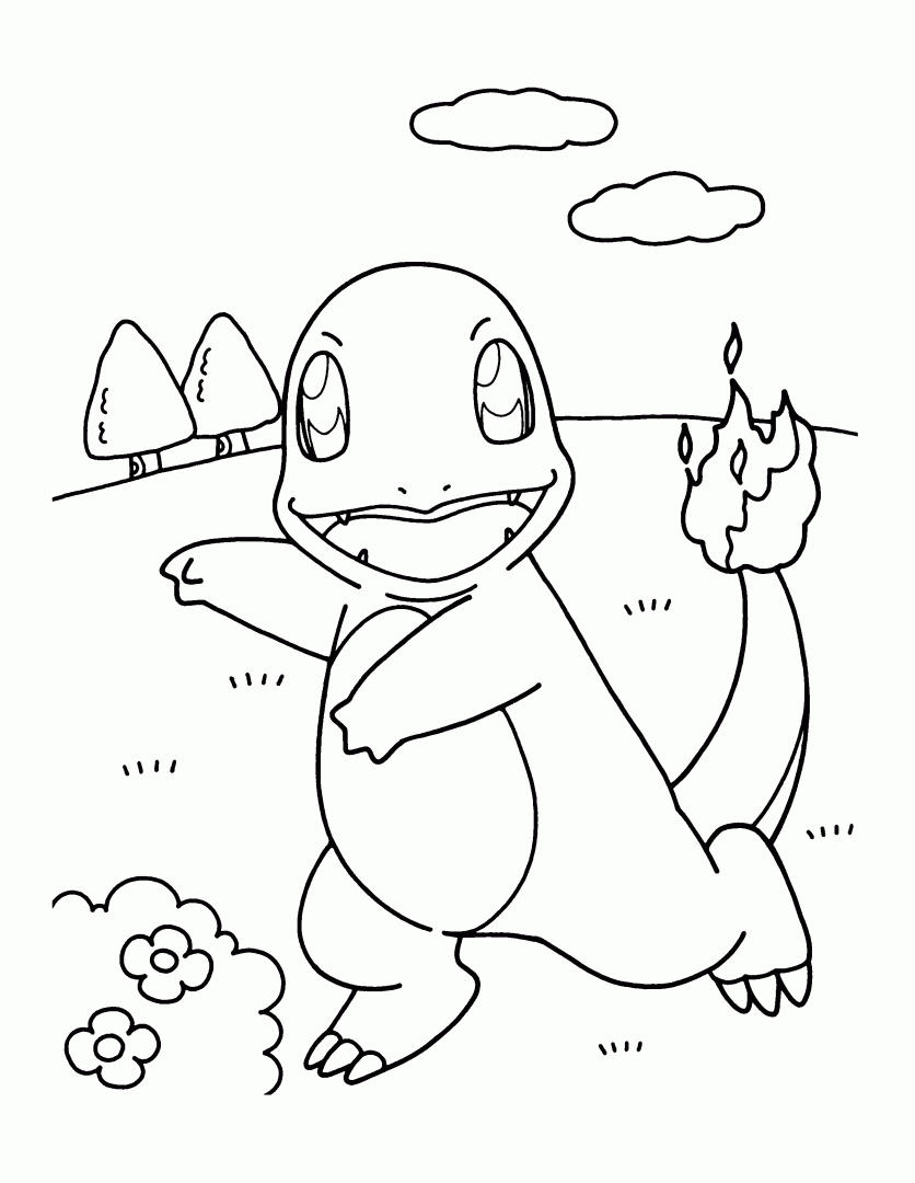 Coloriage d'un invizimal en pleine action dans un décor naturel