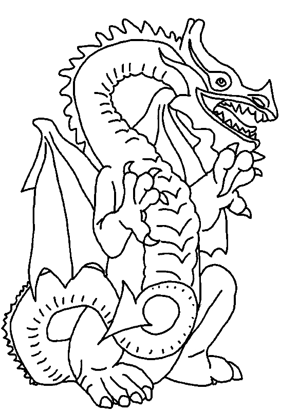 Coloriage d'un invizimal en pleine action dans un décor naturel