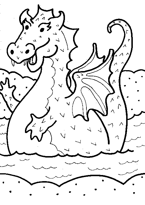 Coloriage d'un Invizimal en pleine action dans un décor sauvage