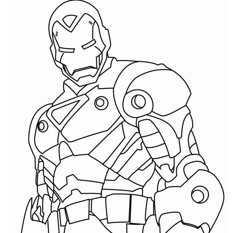 Iron Man en pleine action dans son armure emblématique