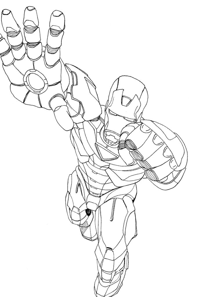 Iron Man en pleine action contre un ennemi