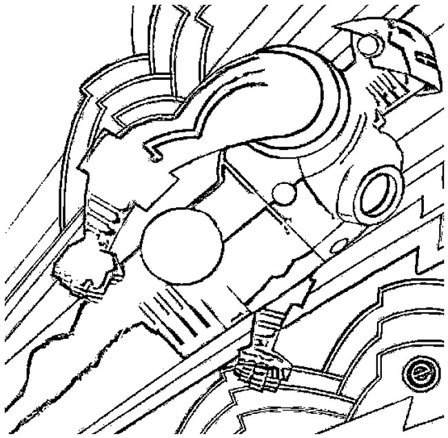 Iron Man en pleine action dans son armure emblématique