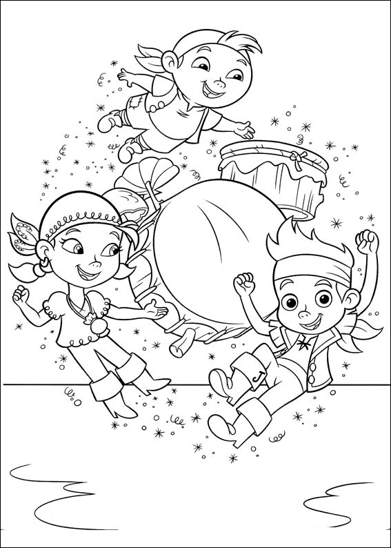 Jake et ses amis pirates en pleine aventure sur l'eau