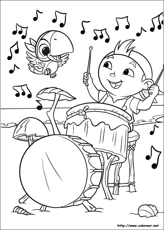 Jake et ses amis pirates au pays imaginaire avec des trésors