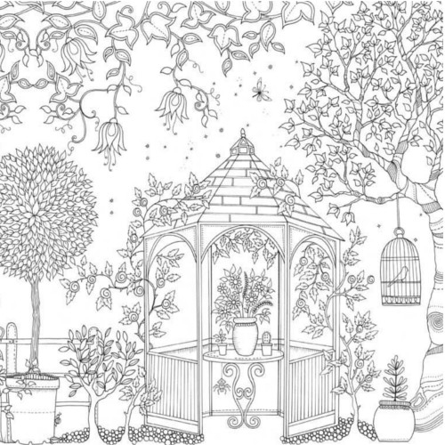 Un jardin verdoyant avec des fleurs et un arbre majestueux Un jardin verdoyant avec des fleurs et un arbre majestueux