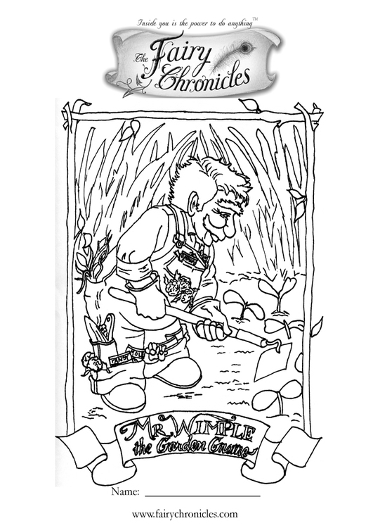 Coloriage d'un jardin avec fleurs, arbres et un chemin