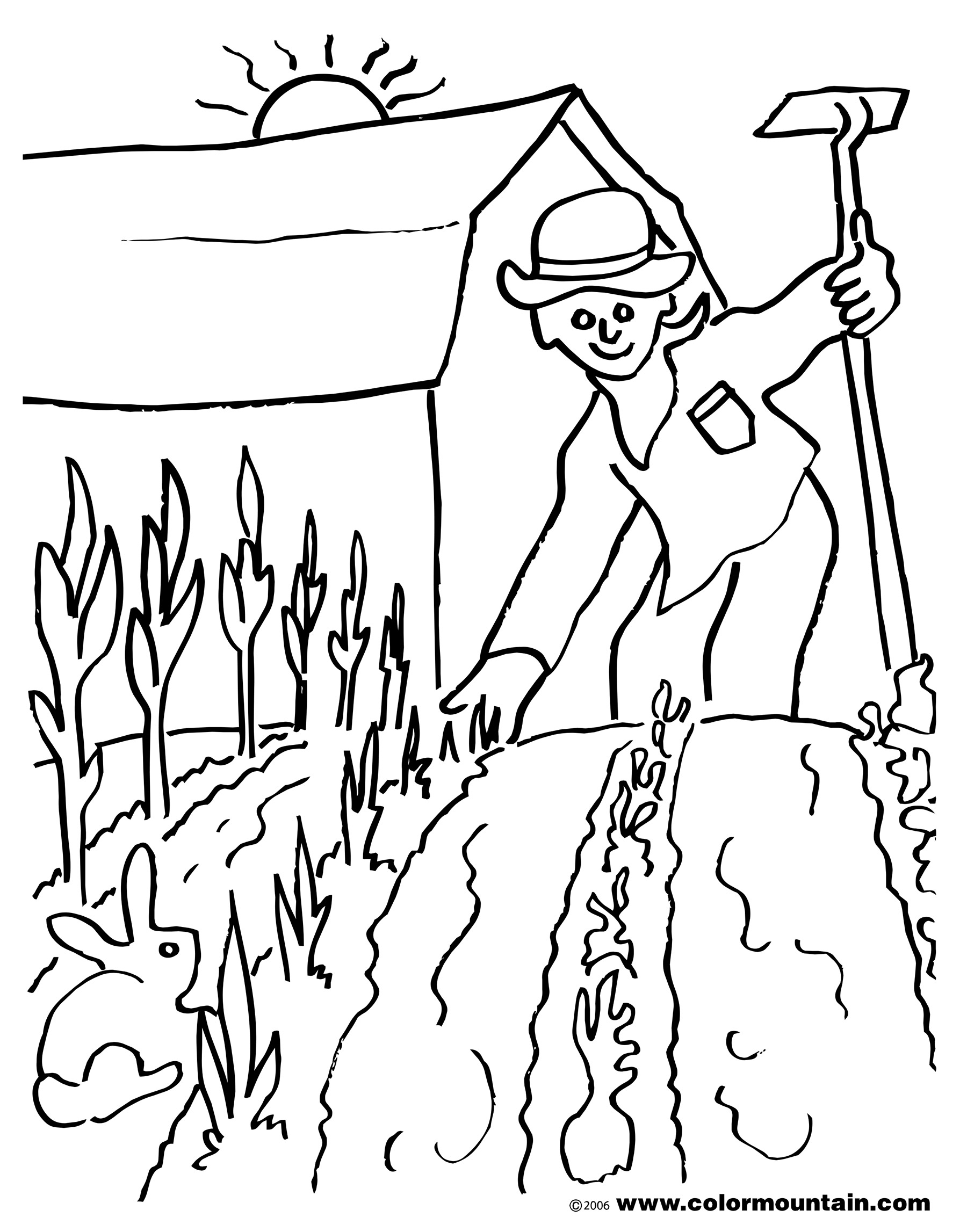 Un jardinier en pleine action au cœur d'un jardin verdoyant
