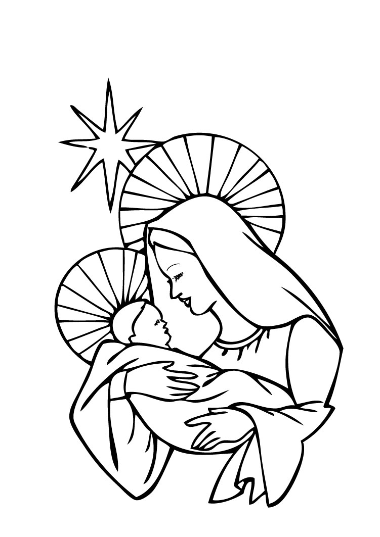 Coloriage de Jésus enseignant entouré de ses disciples