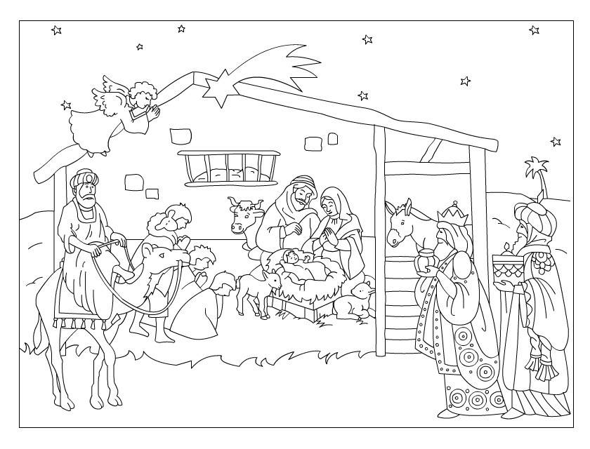 Jesus prêchant au milieu d'une foule attentive