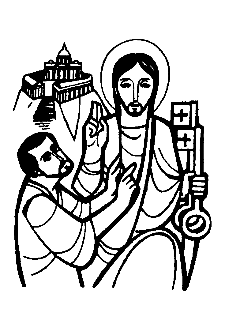 Coloriage de Jésus prêchant entouré de ses disciples