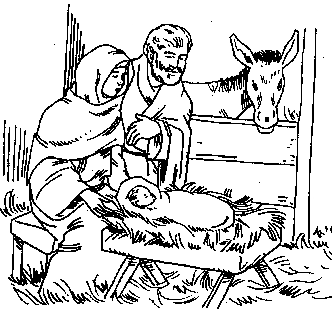 Coloriage de Jésus prêchant avec des enfants dans un paysage paisible