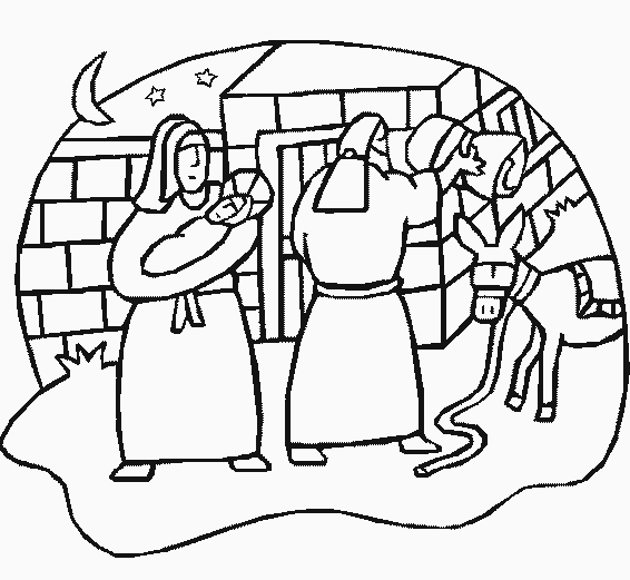 Coloriage de Jésus prêchant aux foules en plein air