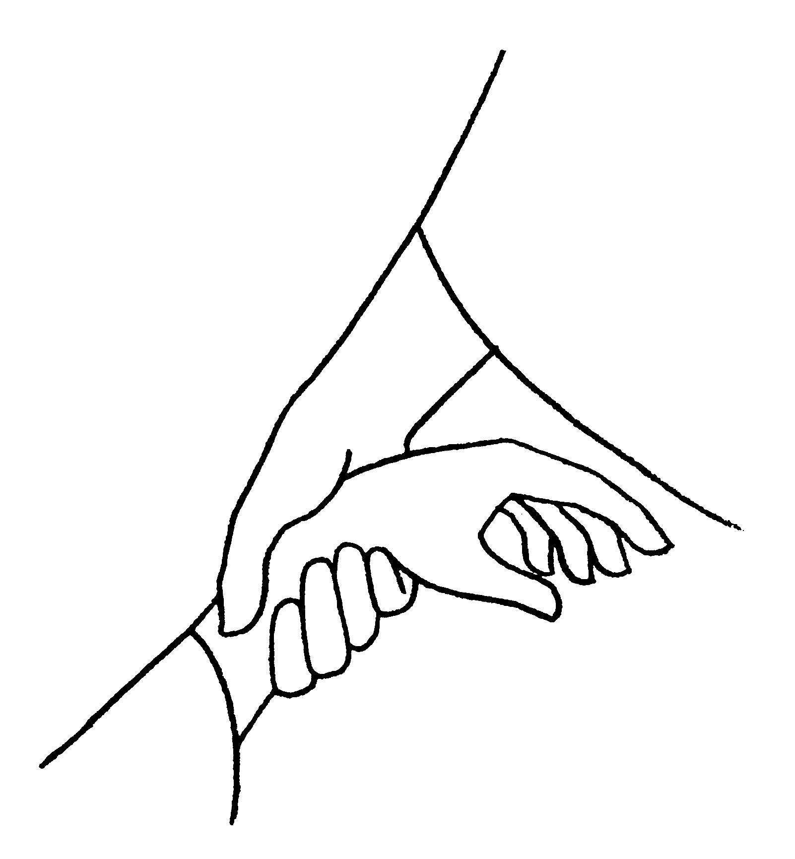 Coloriage de Jésus prêchant au milieu des enfants