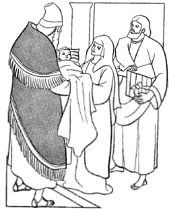 Coloriage de Jésus prêchant au bord d'un lac