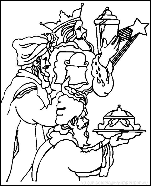 Coloriage de Jésus prêchant au milieu d'une foule