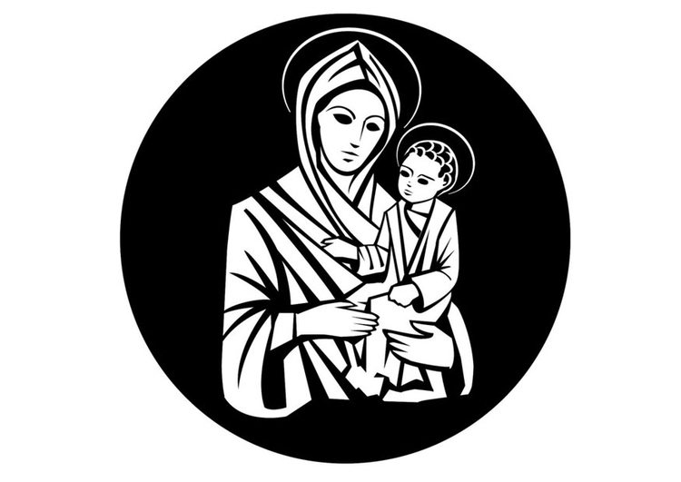 Coloriage de Jésus prêchant à la foule dans un cadre paisible