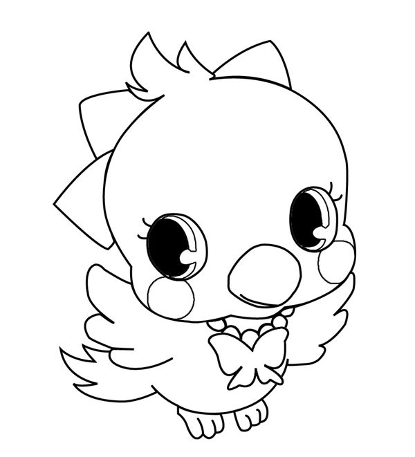 Jewelpet en train de jouer dans un jardin coloré