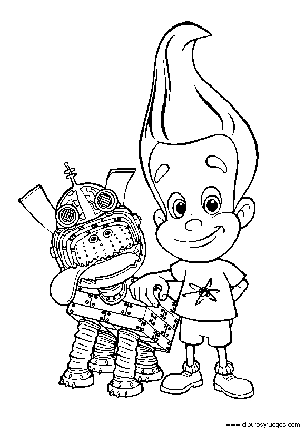 Jimmy Neutron en pleine réflexion sur son invention