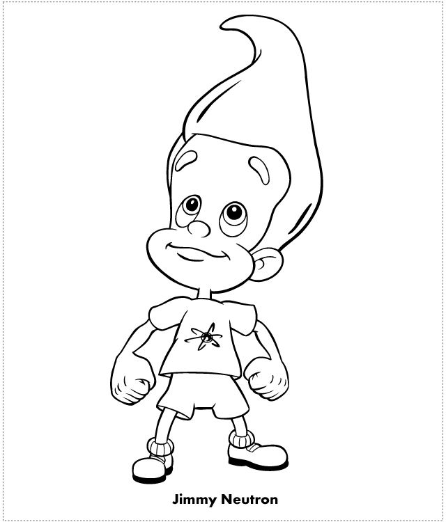 Jimmy Neutron en pleine exploration scientifique avec son robot