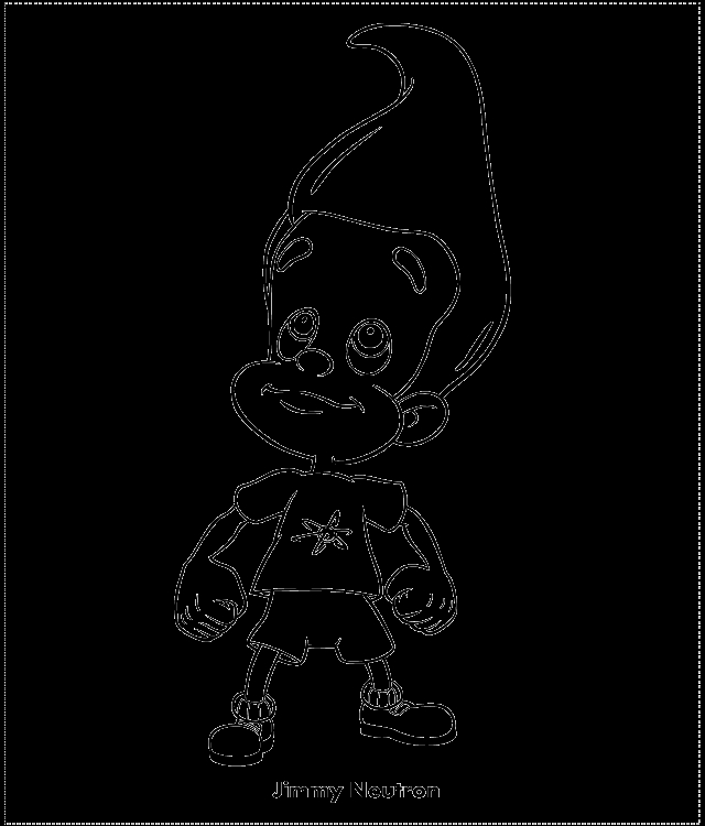 Jimmy Neutron en pleine réflexion sur ses inventions