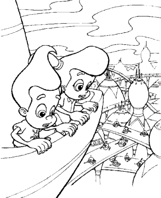 Jimmy Neutron en pleine aventure scientifique