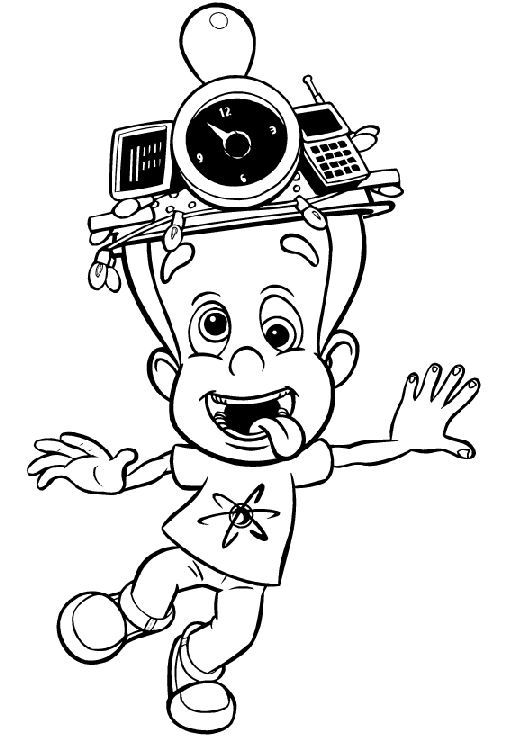 Jimmy Neutron en pleine exploration scientifique