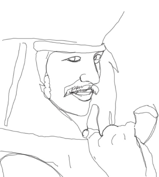 Coloriage de Johnny Depp en portrait avec expression charismatique Coloriage de Johnny Depp en portrait avec expression charismatique