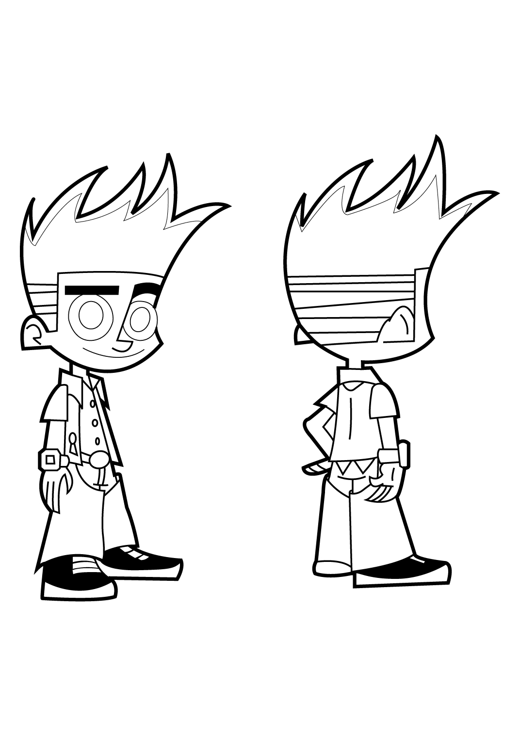 Johnny Test en plein défi avec son fidèle chien Dukey