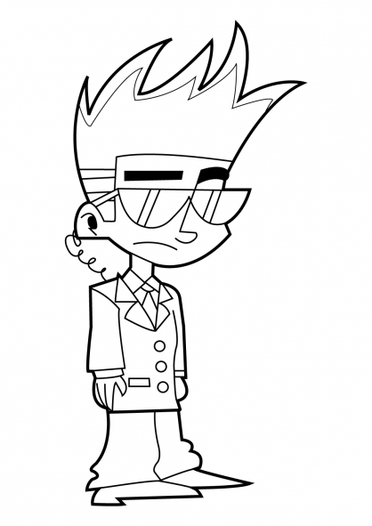 Johnny Test en pleine aventure dans un décor dynamique