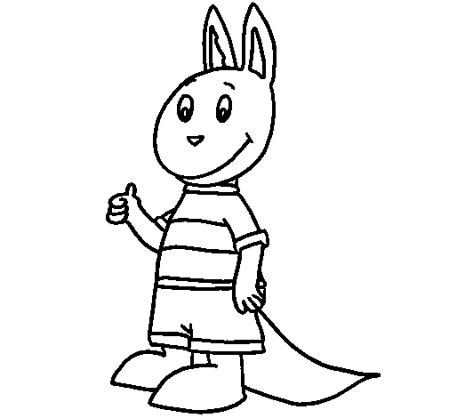 Un kangourou joyeux en pleine nature