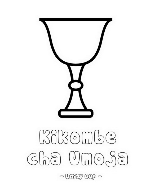 Scène de Kwanzaa avec des symboles festifs et des bougies