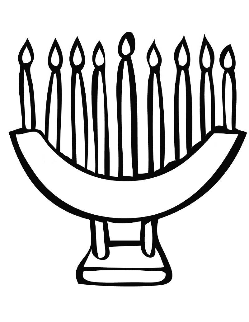 Coloriage d'une célébration de Kwanzaa avec des éléments symboliques
