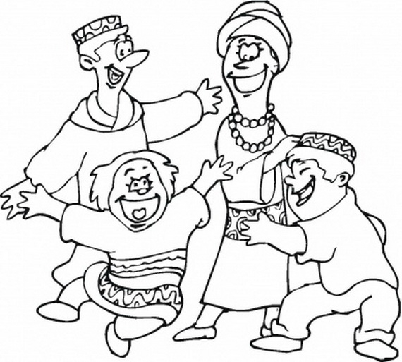Scène de Kwanzaa avec des éléments symboliques et festifs