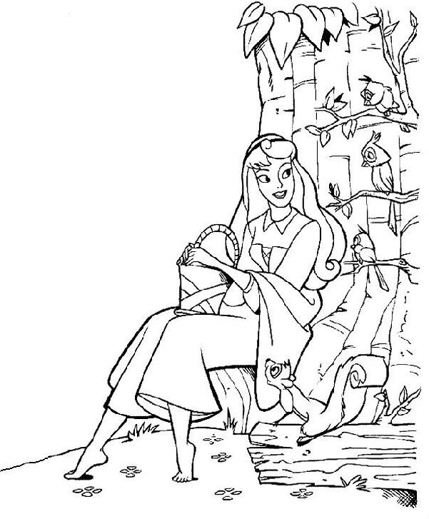 La Belle au Bois Dormant en attente d'un baiser dans un jardin enchanteur