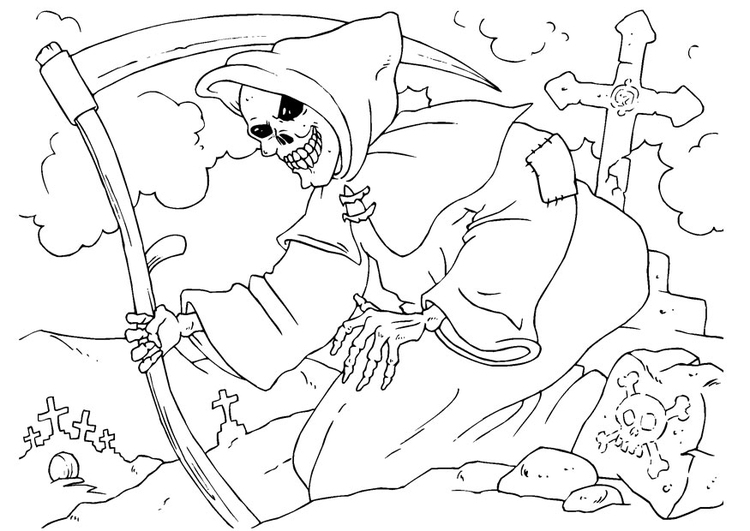 Coloriage La Mort #39581 à imprimer Coloriage La Mort #39581 à imprimer