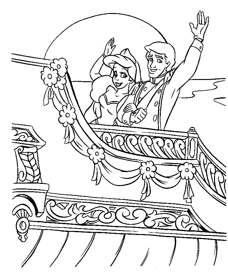 Coloriage d'une sirène sous-marine entourée d'éléments marins