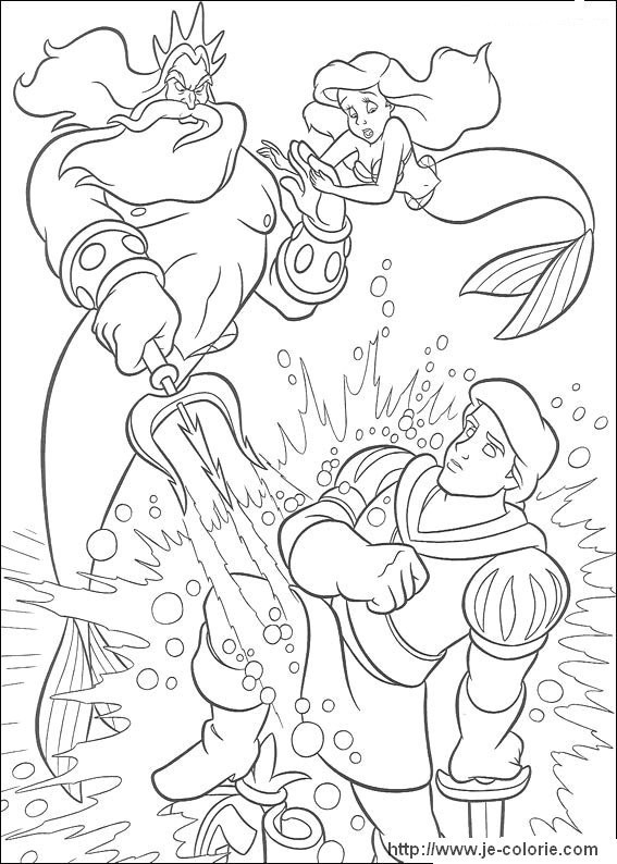 Coloriage La Petite Sirène #50882 à imprimer Coloriage La Petite Sirène #50882 à imprimer